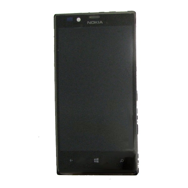 Дисплей Nokia Lumia 720 + сенсор black в рамке