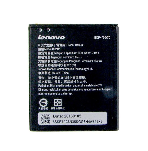 Аккумулятор Lenovo BL242 A6000 / K3 2300 mAh