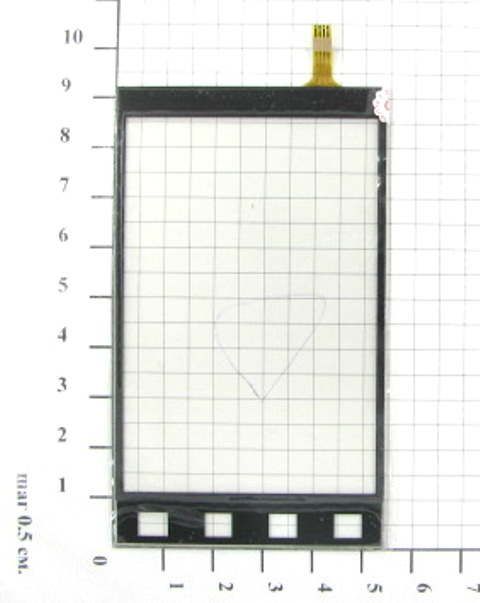 Тачскрин China 90-52 flex 12 mm №155