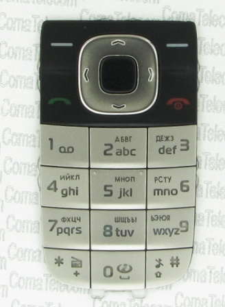 Клавиатура Nokia 2760 silver + русс.