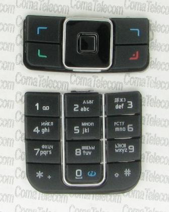 Клавиатура Nokia 6270 black + русс.