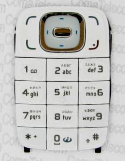 Клавиатура Nokia 6131 white + русс.