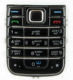 Клавиатура Nokia 6233 black + русс.