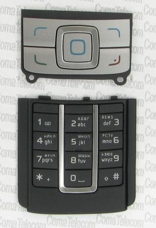 Клавиатура Nokia 6280 black + русс.