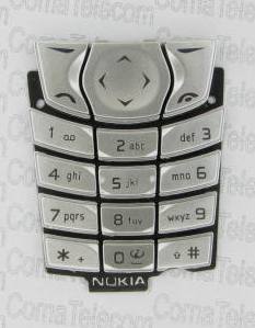 Клавиатура Nokia 6610i silver