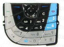 Клавиатура Nokia 7610 black-blue