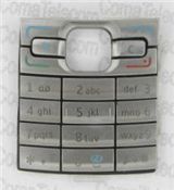 Клавиатура Клавиатура Nokia E50 silver + русс.