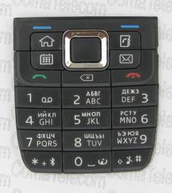 Клавиатура Nokia E51 black + русс.