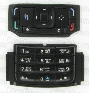 Клавиатура Nokia N95 black + русс.