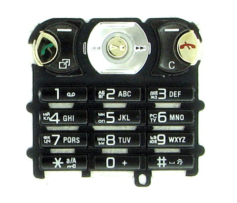 Клавиатура Sony Ericsson W890i black + русс.