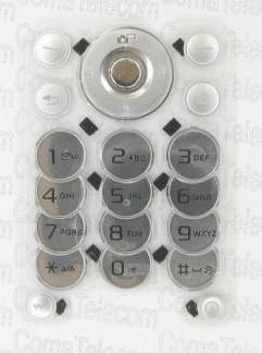 Клавиатура Sony Ericsson W300i silver