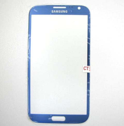 Стекло экрана Samsung Galaxy Note 2 N7100 blue