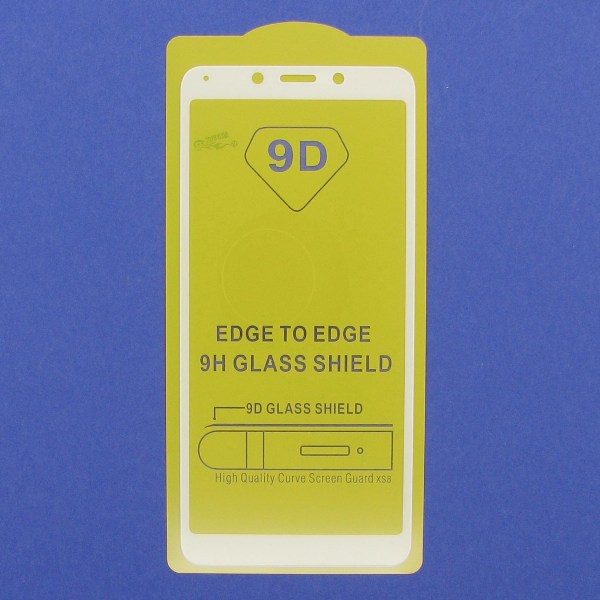 Защитное стекло Xiaomi Redmi 6 / 6A Full Glue white