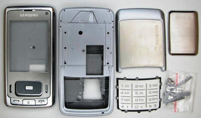 Корпус Samsung G800 grey-silver original
