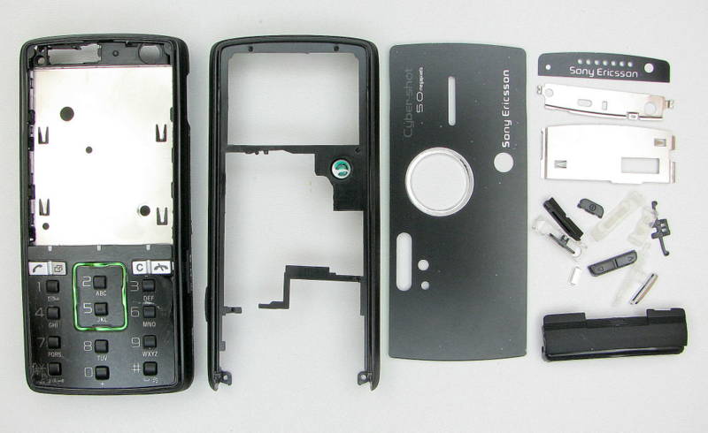 Корпус Sony Ericsson K850i black-green original