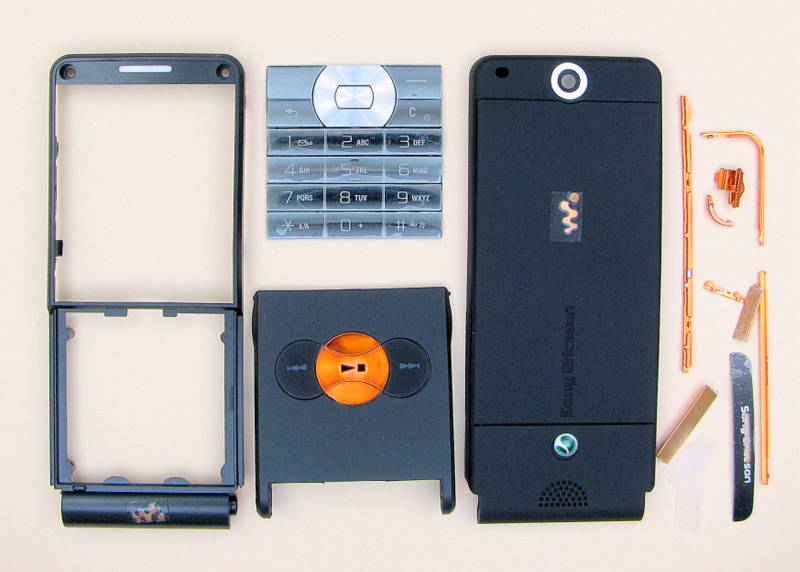 Корпус Sony Ericsson W350i black original