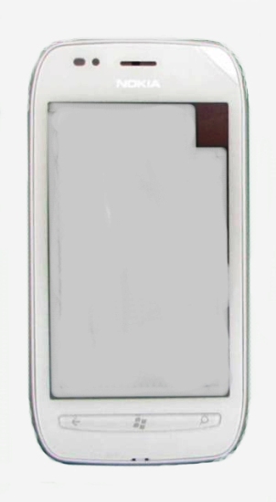 Тачскрин Nokia 710 Lumia white в рамке