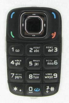 Клавиатура Nokia 6085 black + русс.