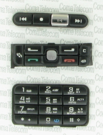 Клавиатура Nokia 3250 black + русс.