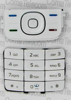 Клавиатура Nokia 5200 white