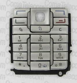 Клавиатура Nokia E60 silver