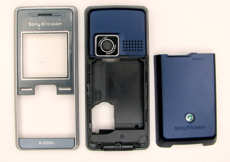 Корпус Sony Ericsson K200i blue original