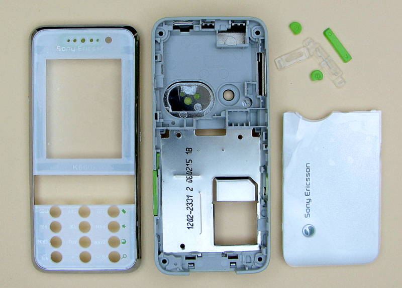 Корпус Sony Ericsson K660i white-green original