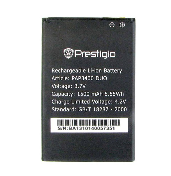 Аккумулятор Prestigio PAP3400 1500 mAh 3,7 V