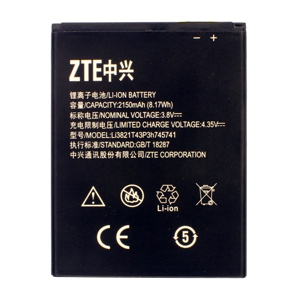 Аккумулятор ZTE Blade L5 / L5 Plus / T520 Li3821T43P3h745741