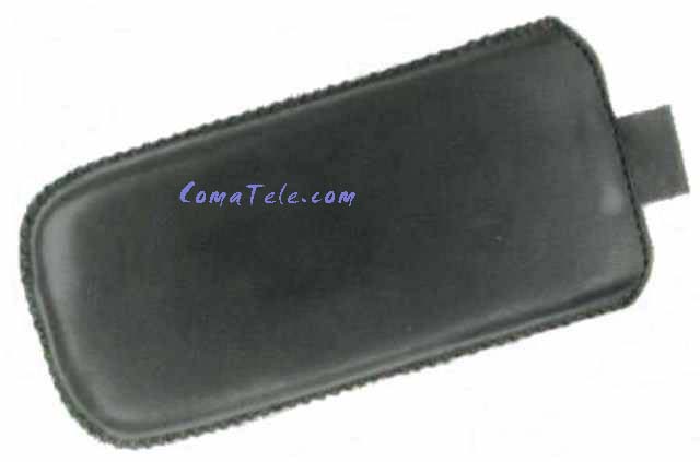 Чехол карман для Nokia 5310 black кожа натур. с тесьмой